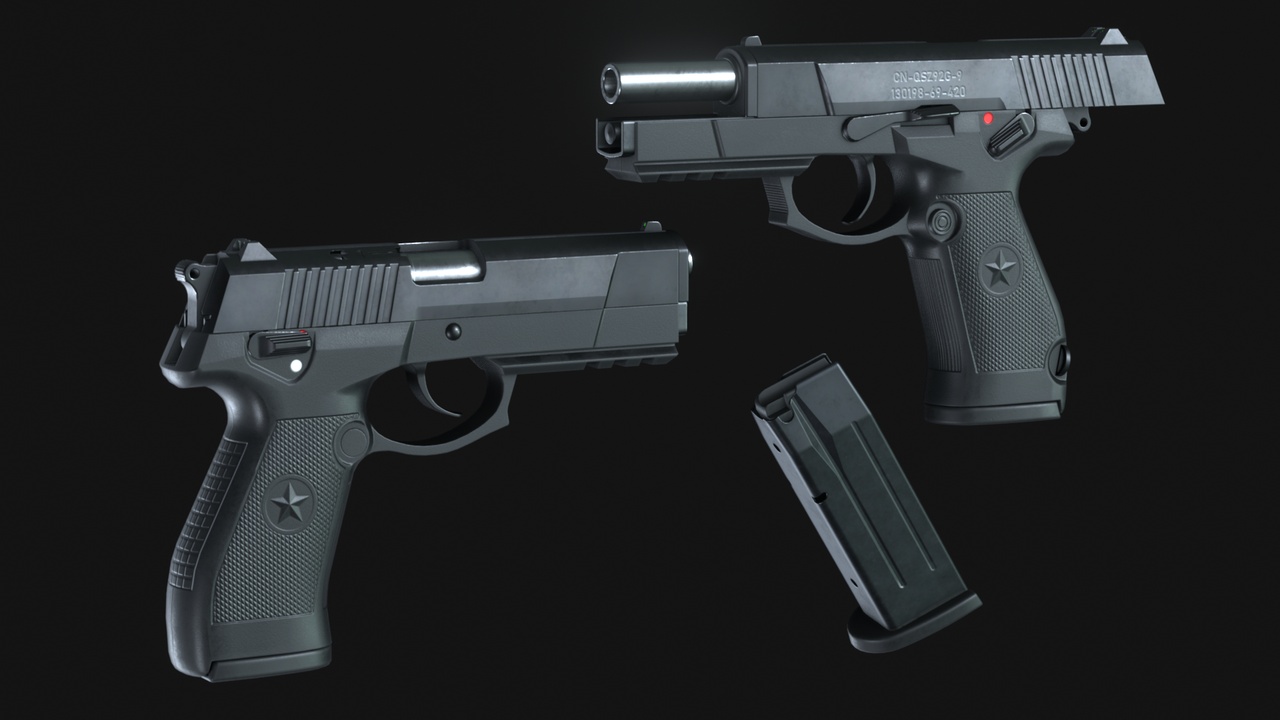Media 1 for listing QSZ-92G Chinese 9mm Handgun