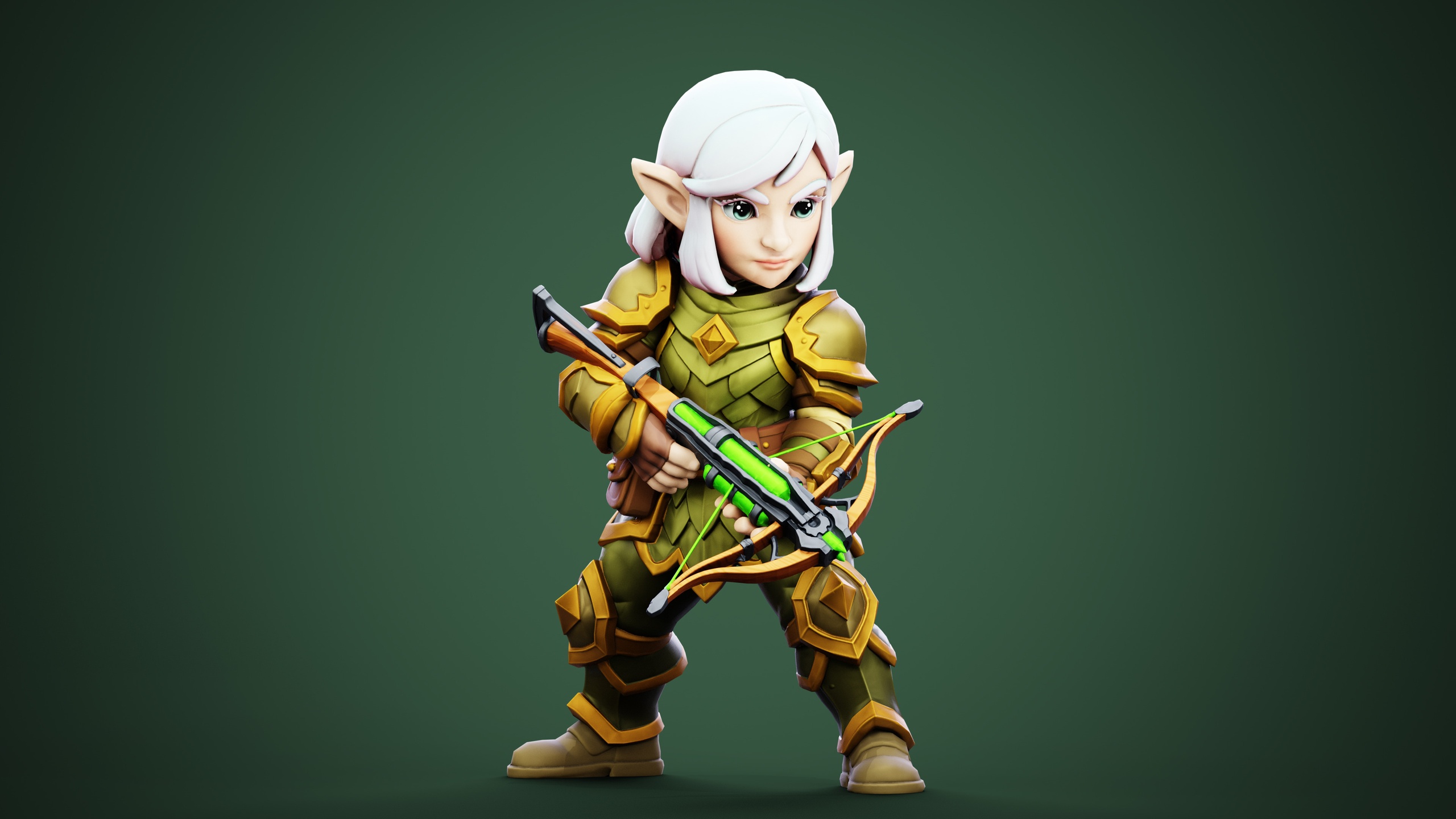 Media 1 for listing Stylized Medieval Archery Character - Vaelora