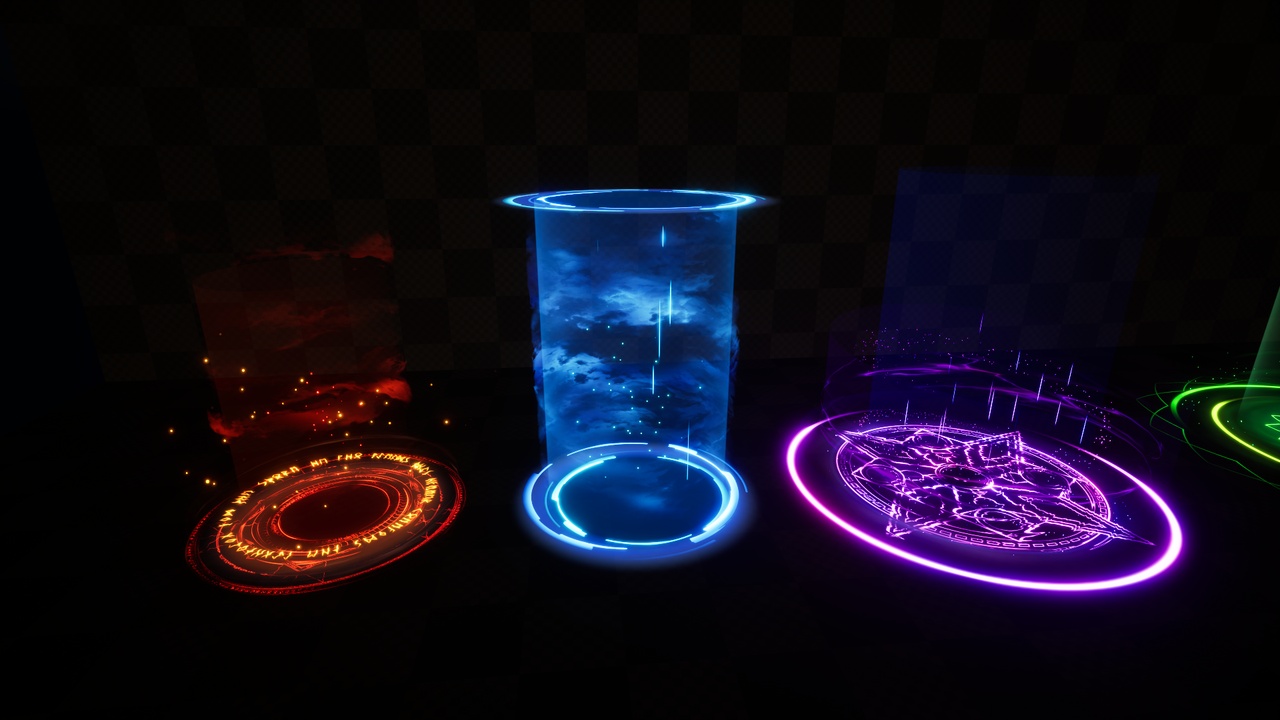 Media 1 for listing Fantasy Teleportation Circles VFX