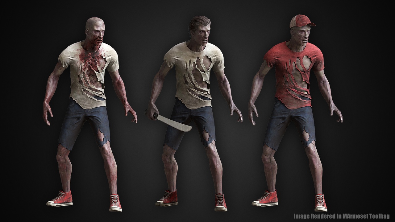 Media 1 for listing Zombie in T-Shirt