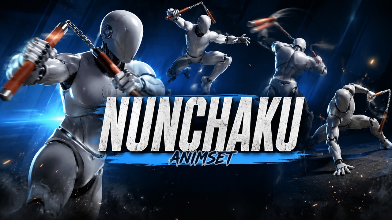 Media 1 for listing Nunchaku Animset