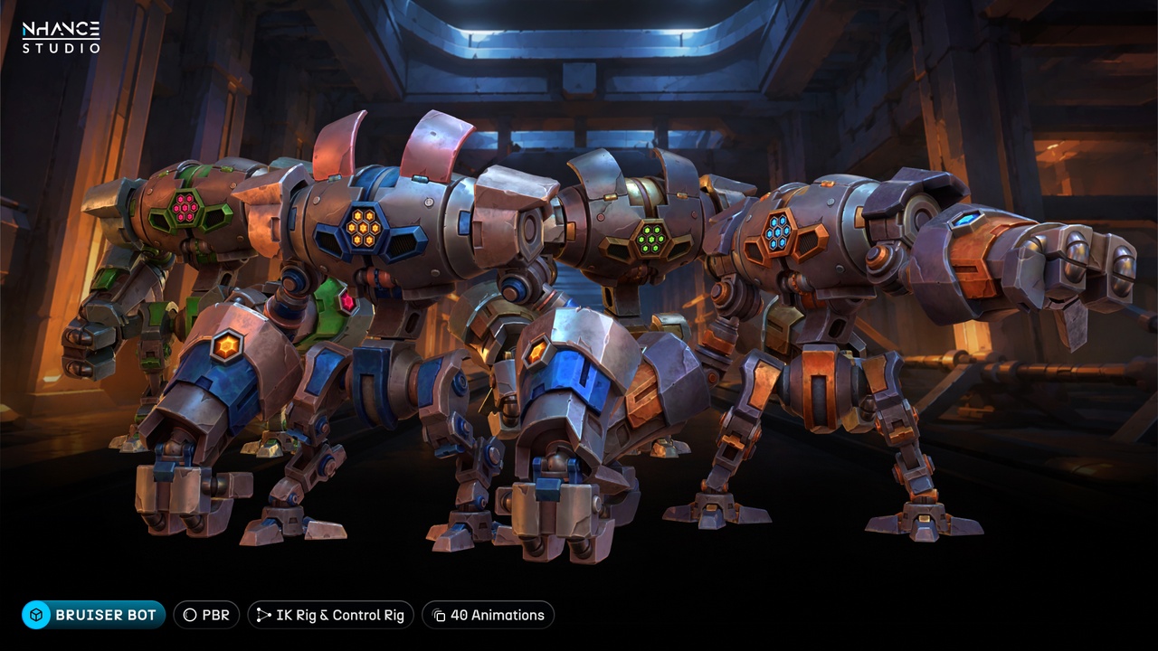 Media 1 for listing Stylized Bruiser Bot