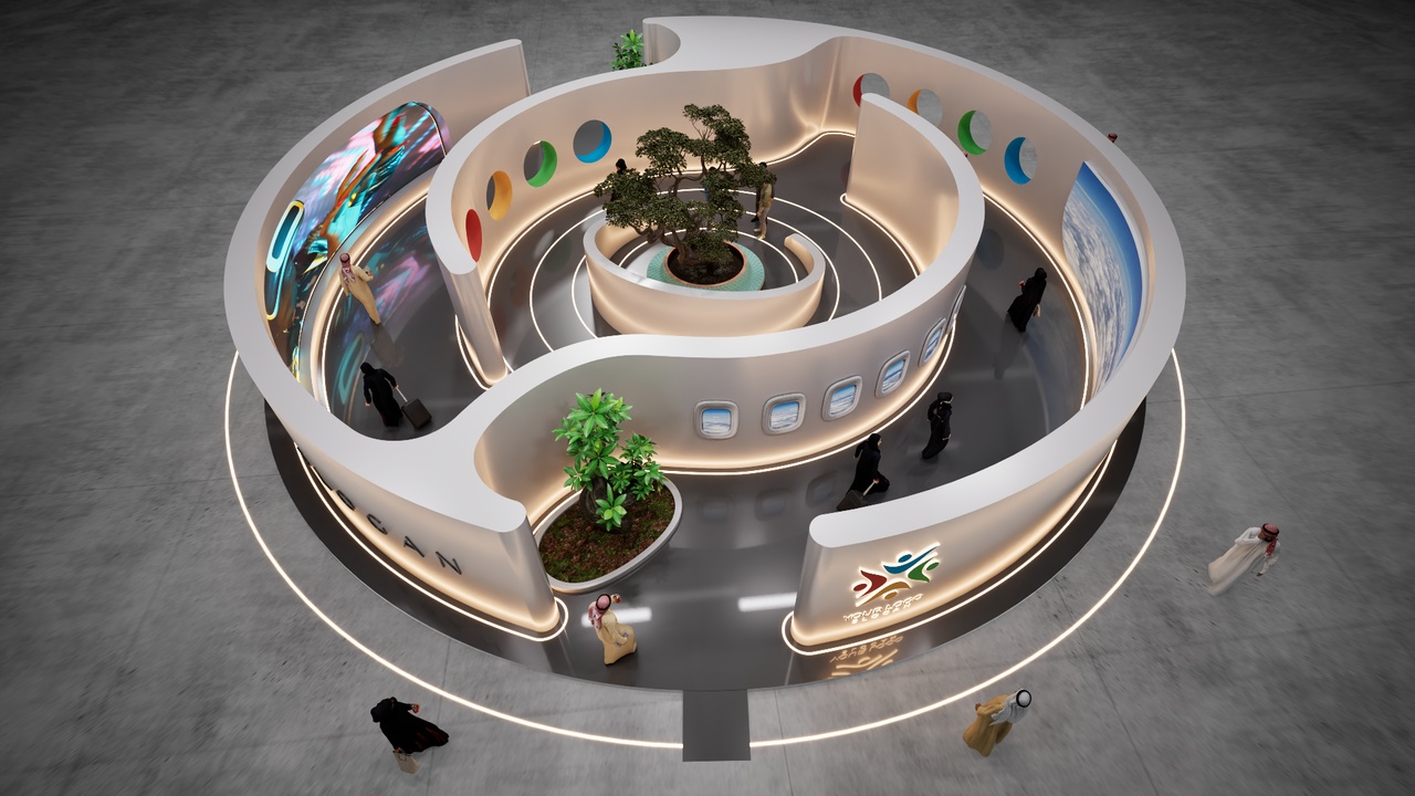 Media 1 for listing Futuristic SPIRALIS - Interactive Maze Pavilion Design