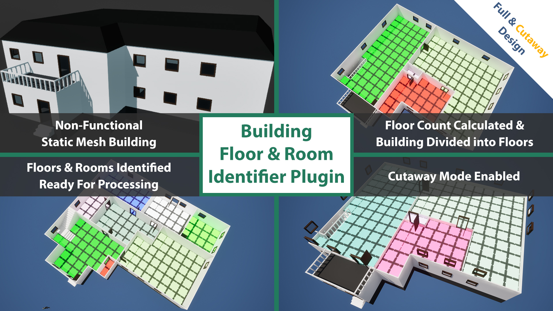 Building Floor & Room Identifier Plugin | Fab
