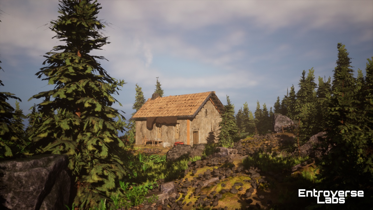 Media 1 for listing Whispering Cottage – Forest Cabin Environment (Exterior + Interior)