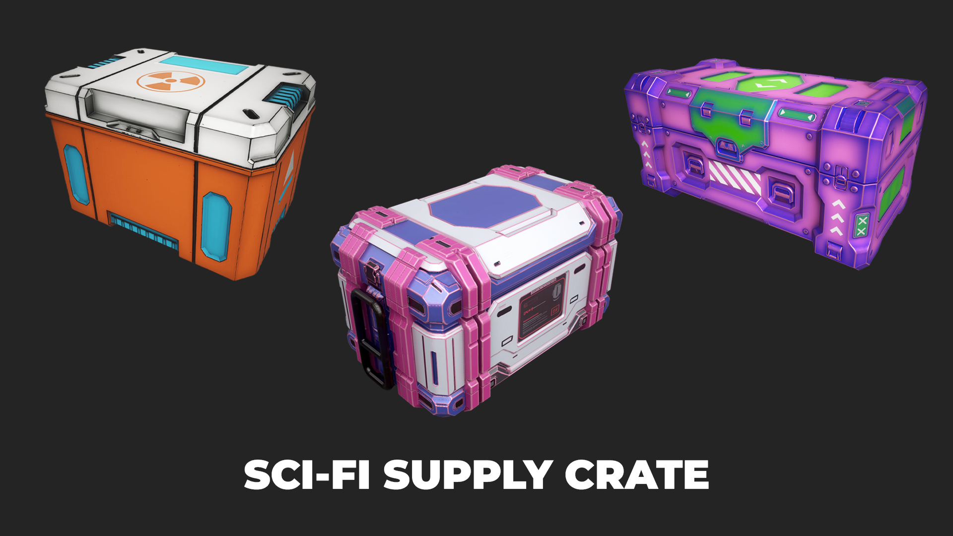 Sci-Fi Supply Crate Pack | Fab