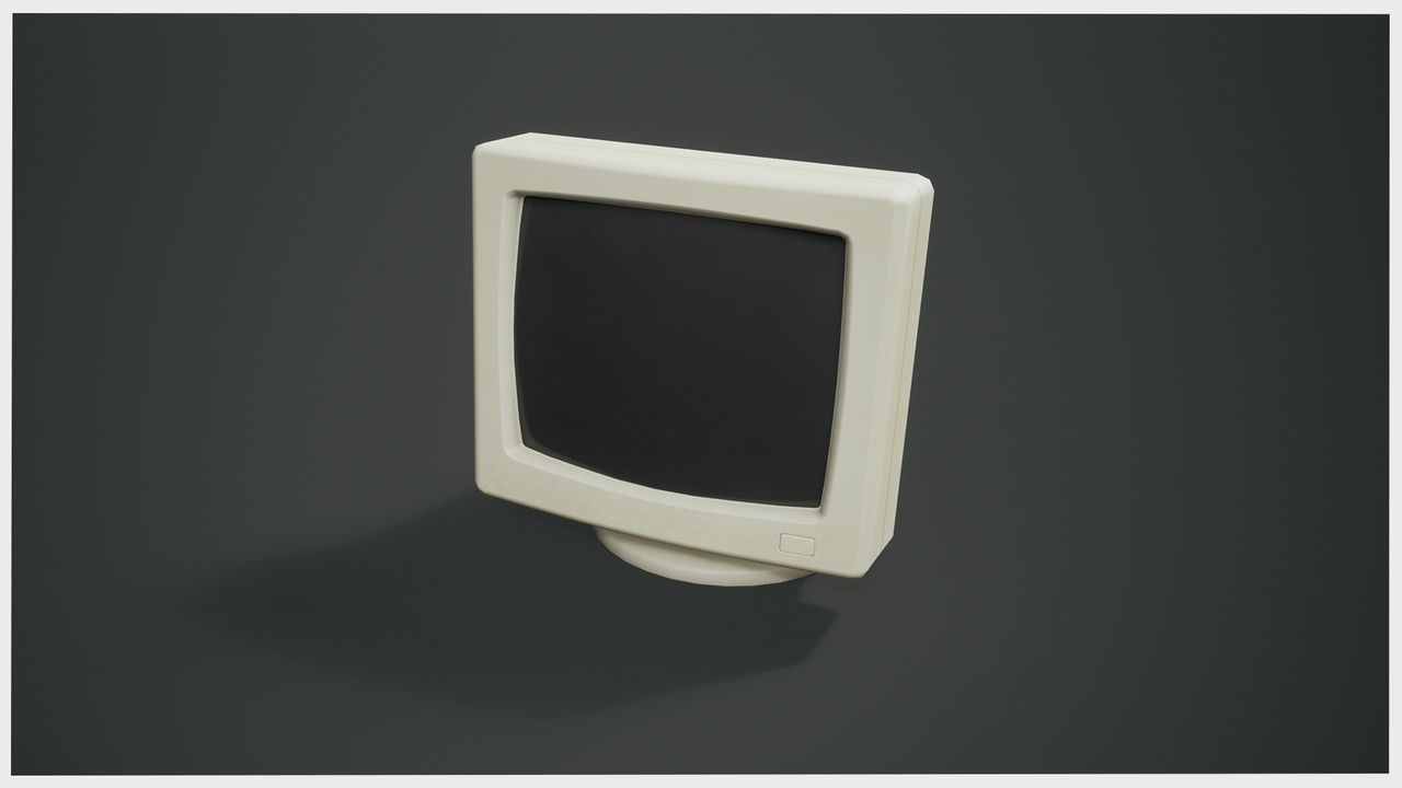 Media 1 for listing Stylized Realism CRT Monitor 01
