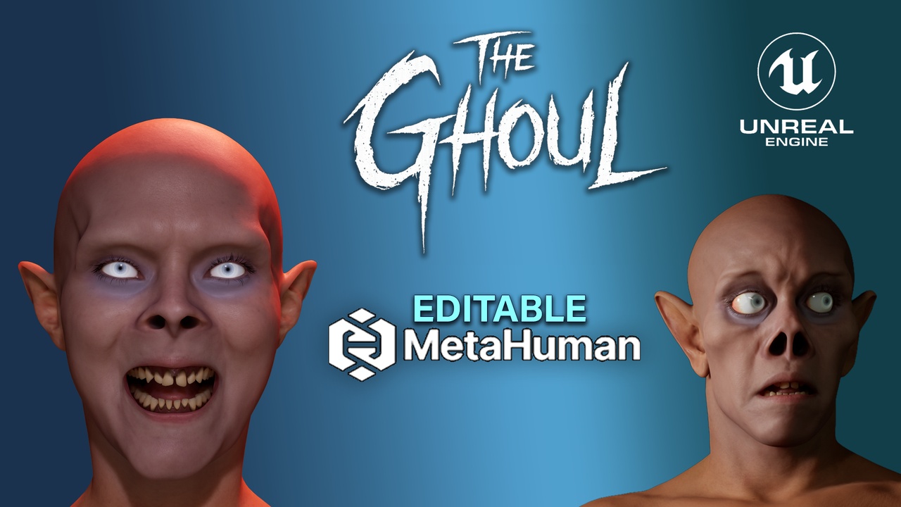 Media 1 for listing The Ghoul - Editable Metahuman Character