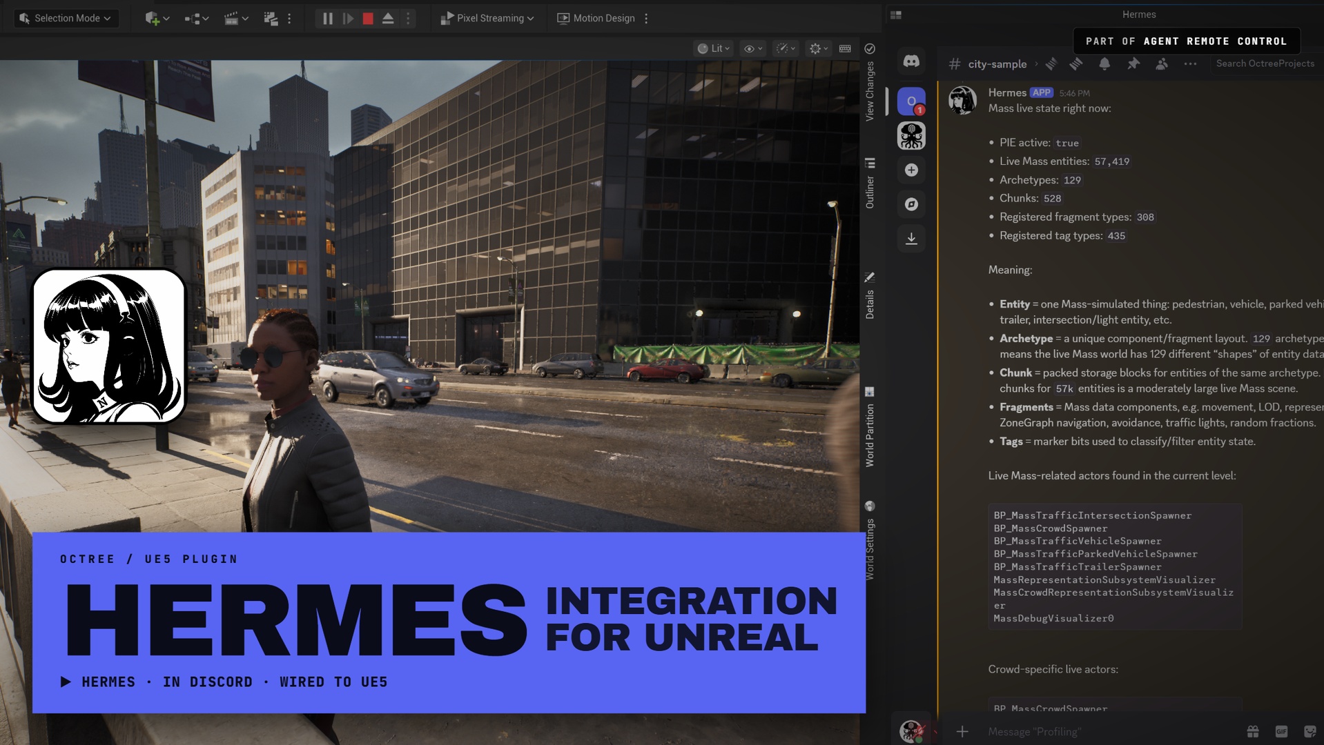 Media 1 for listing Hermes Integration for Unreal