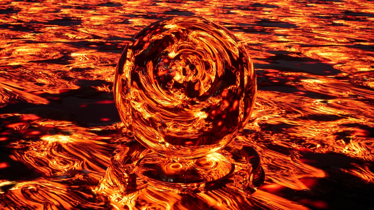 Media 1 for listing Volcanic Lava Materials – Emissive 4K Magma Surfaces