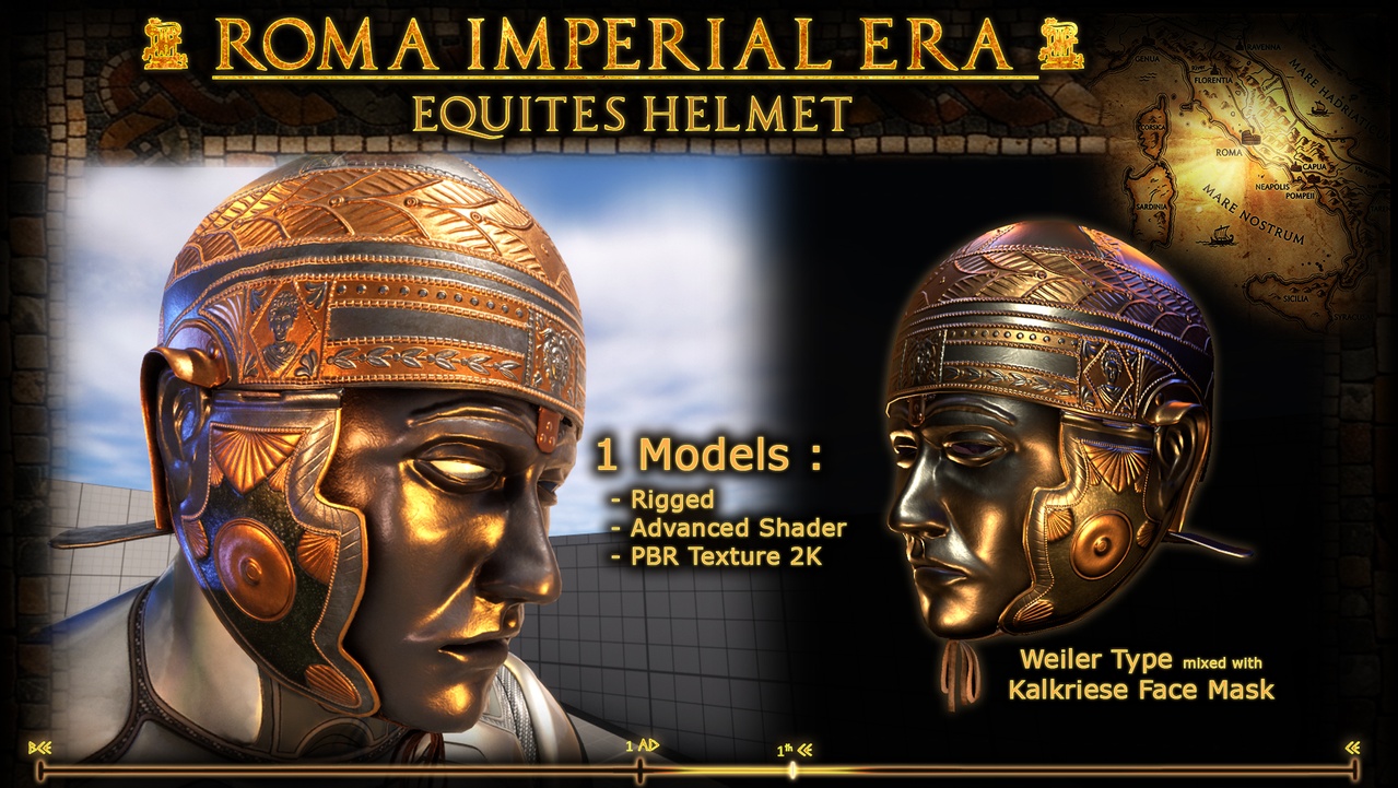 Media 1 for listing Roman Equites Helmet