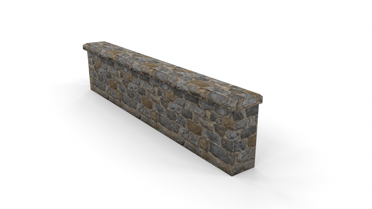 Media 1 for listing Modular Medieval Wall – Clean 02