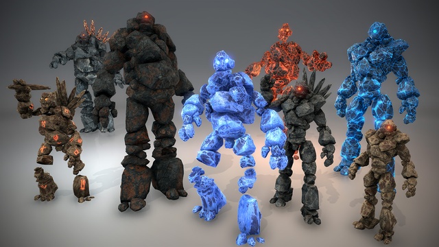 Monsters - Golem | Fab