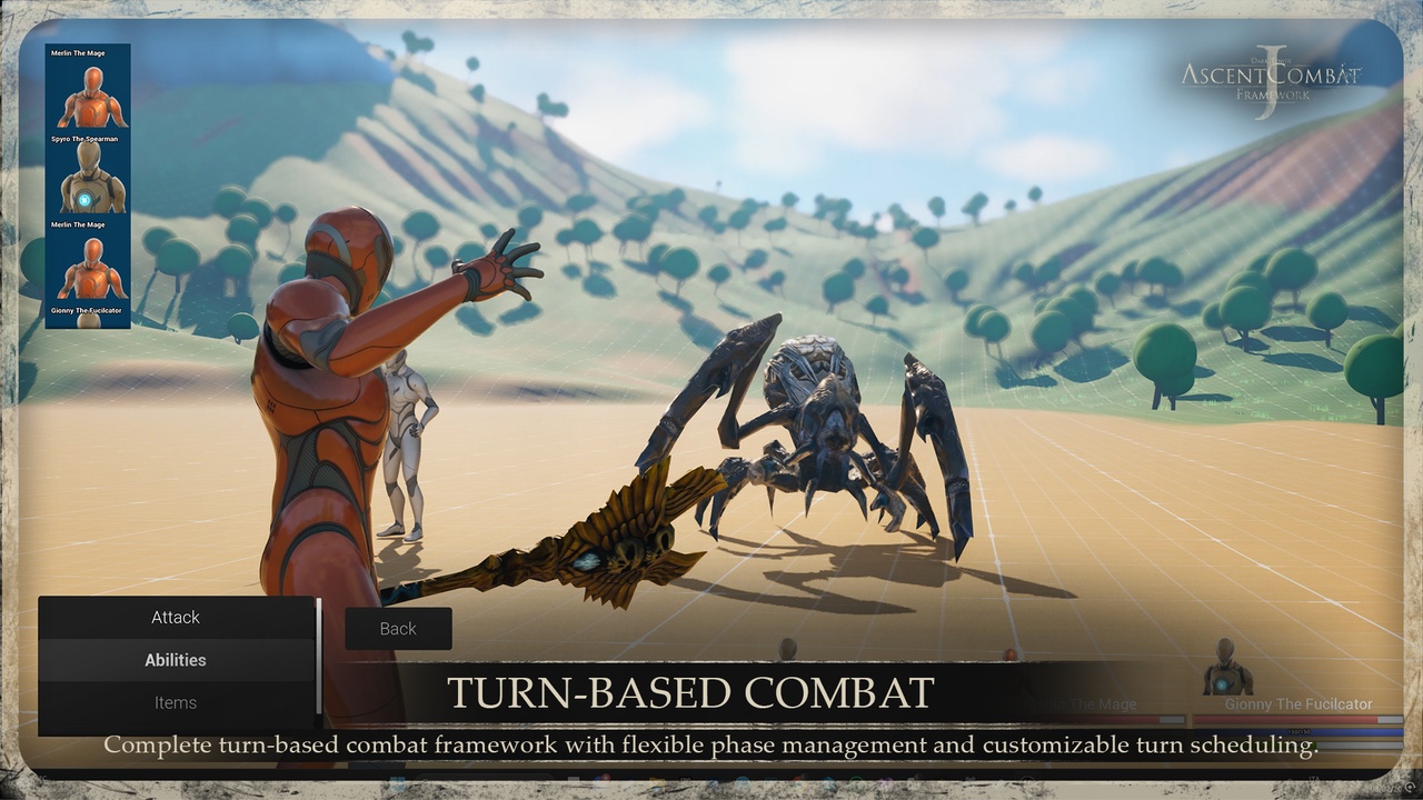 Media 1 for listing (ACF J) Ascent Combat Framework J - Turn Based JRPG Combat System