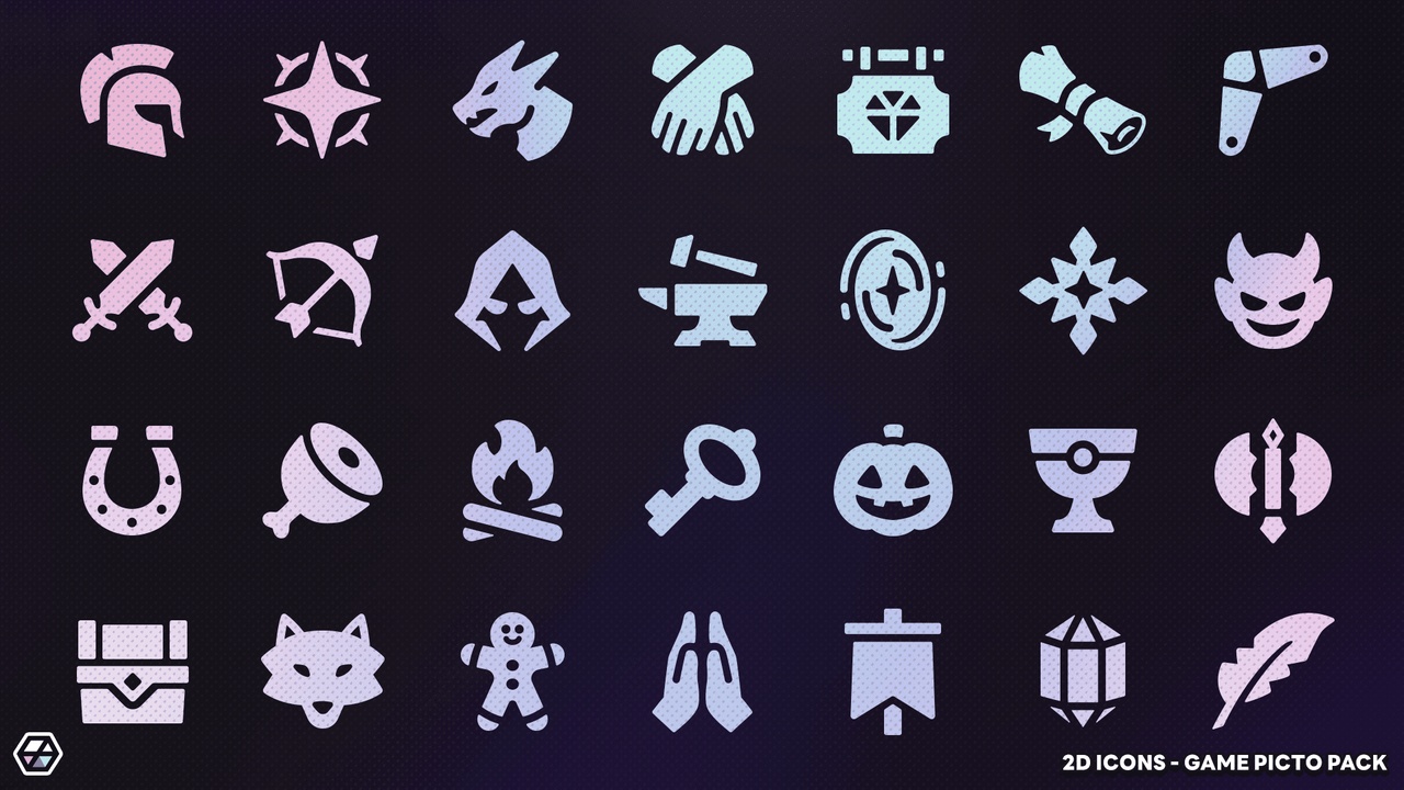 Media 1 for listing 2D Icons - Game Picto Pack