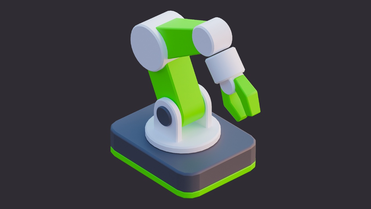 Media 1 for listing Low Poly Robotic Arm