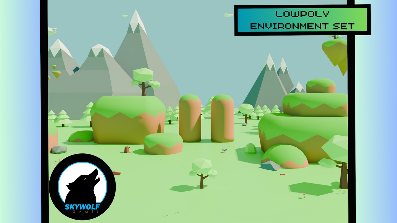 Media 1 for listing Low Poly Environment Set