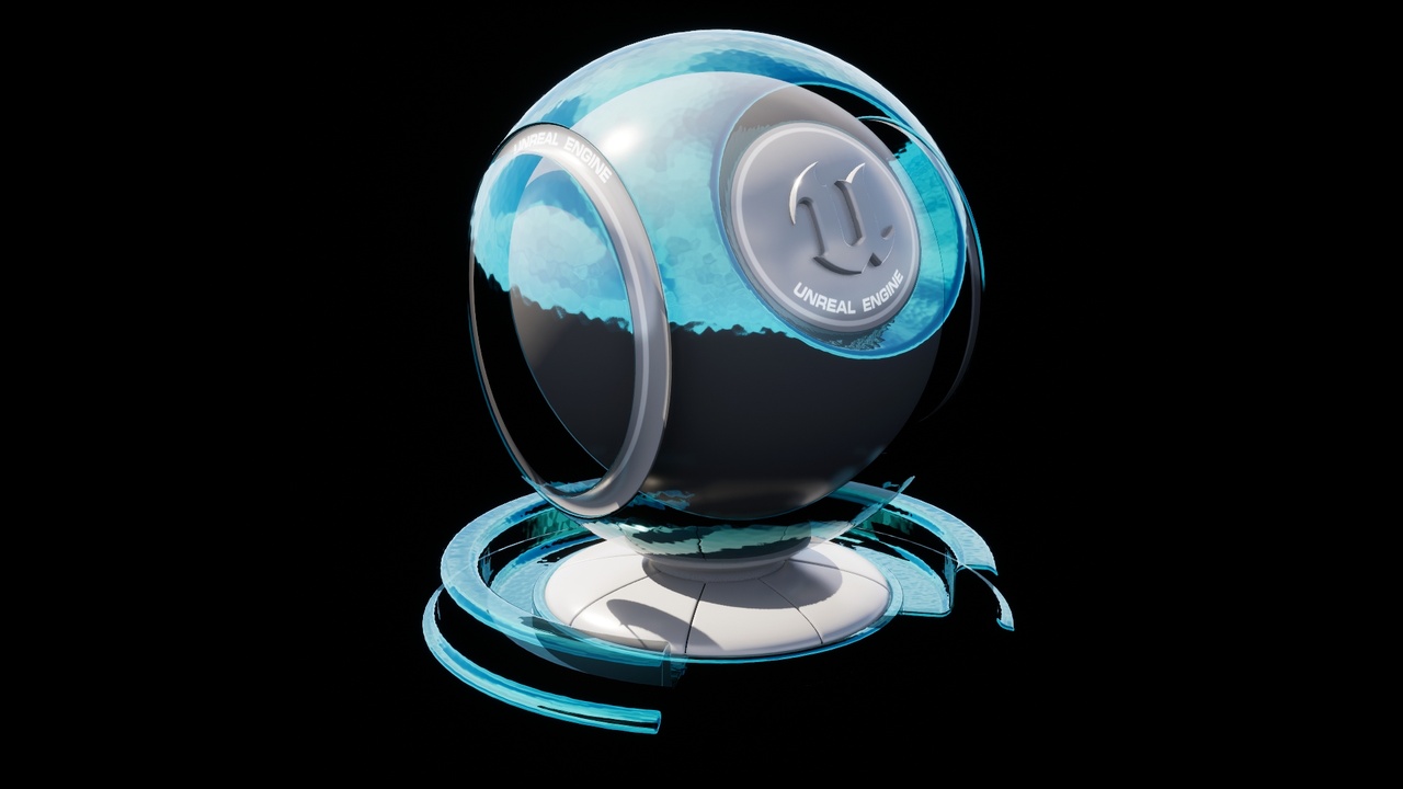 Realistic Glass Material – 4K PBR Texture | Fab