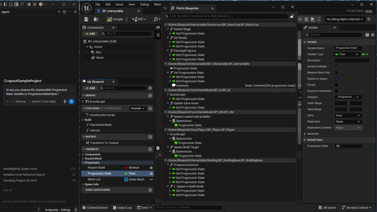 Media 1 for listing AgenticLink - Agentic Workflow Automation for Unreal