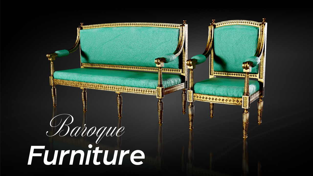 Media 1 for listing Baroque Furniture Set