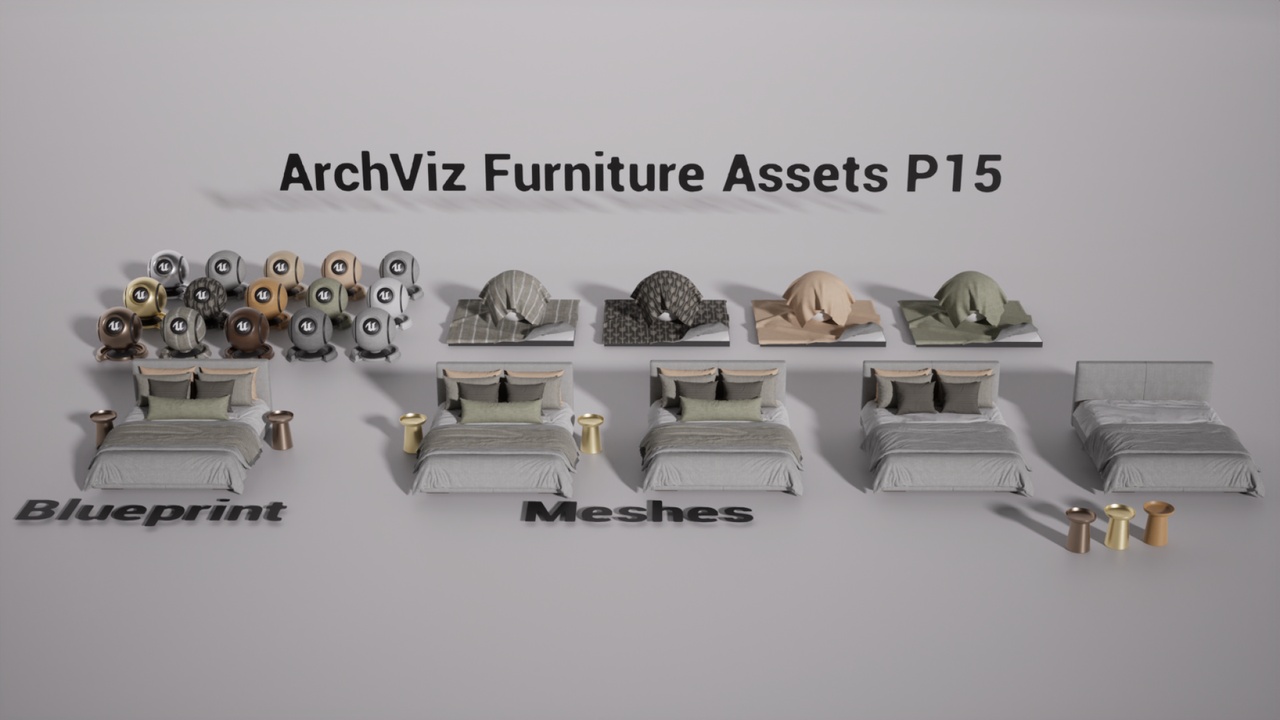 Media 1 for listing ArchViz Furniture Assets P15