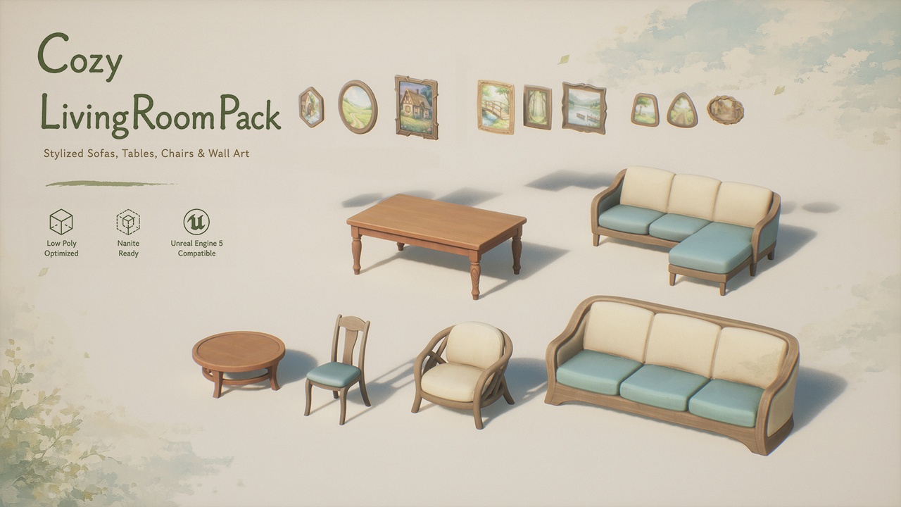 Media 1 for listing Cozy Living Room Pack