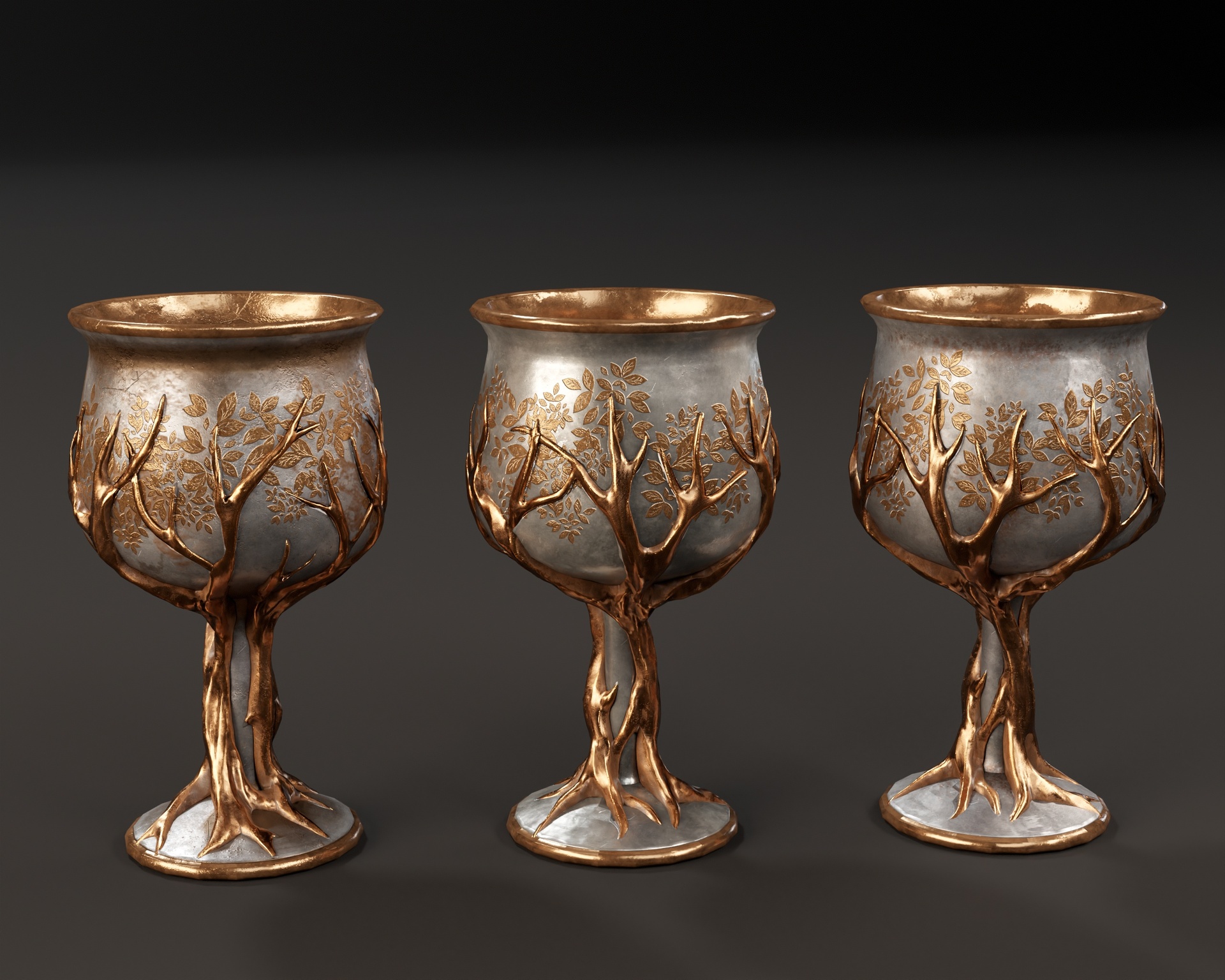 Media 1 for listing Forest Chalice Set
