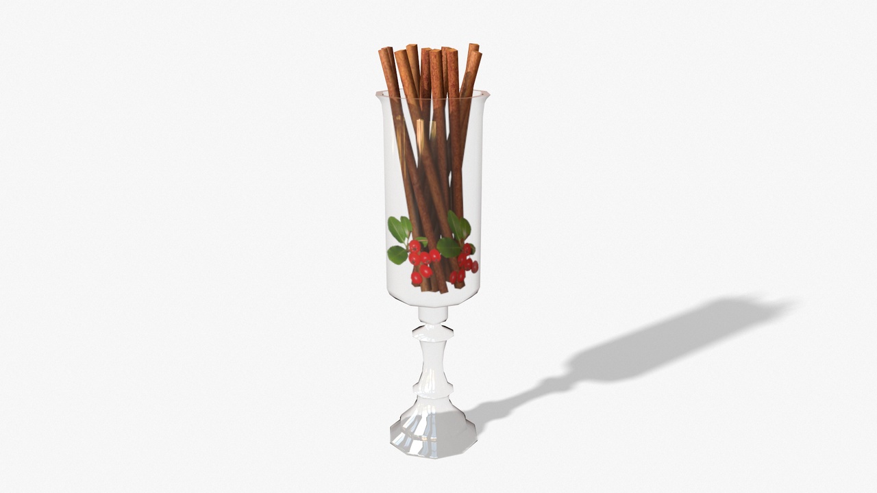 Media 1 for listing Vase with cinnamon sticks Norvedem