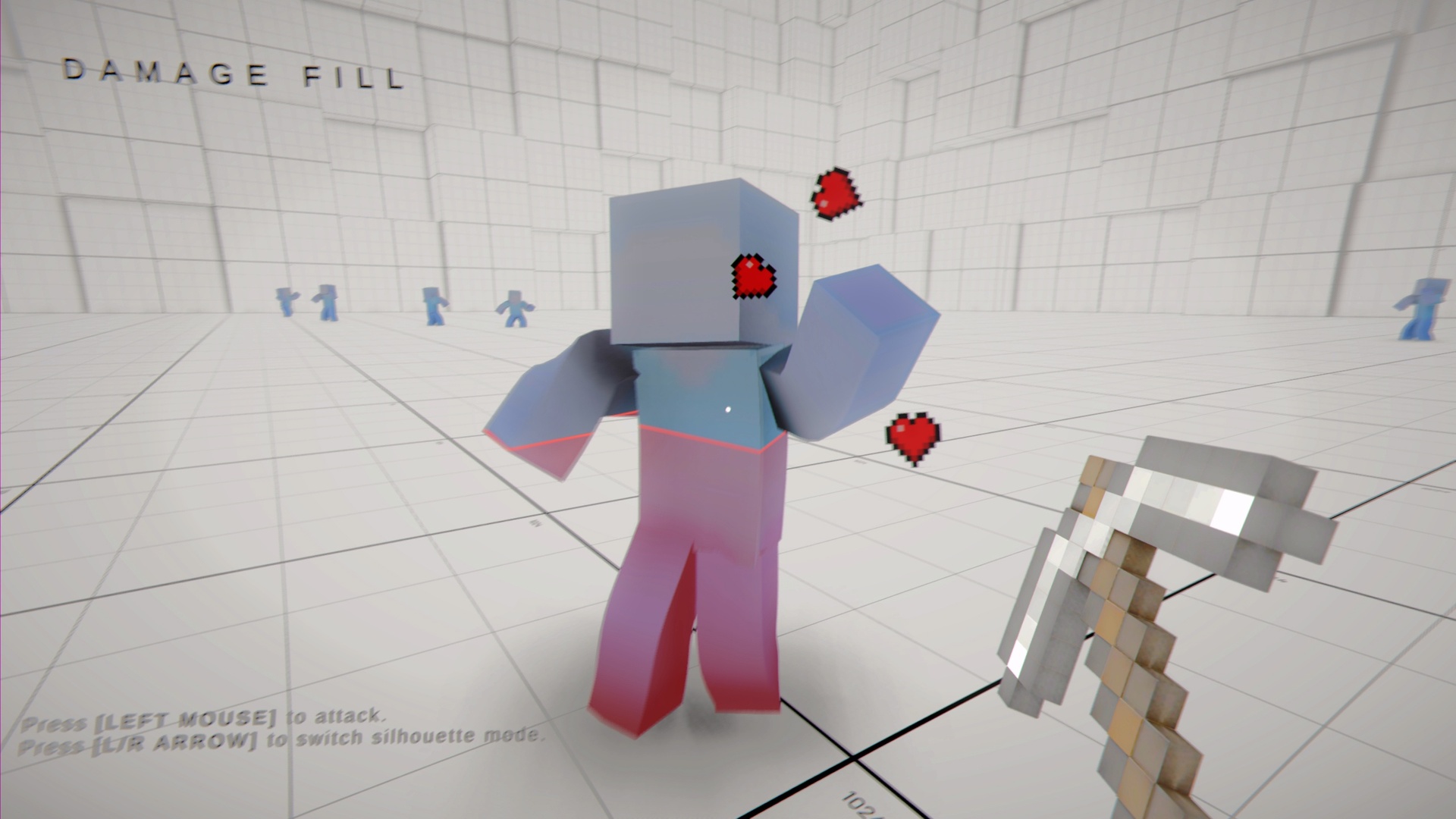 Media 1 for listing Damage Silhouette - Hit Visual Feedback