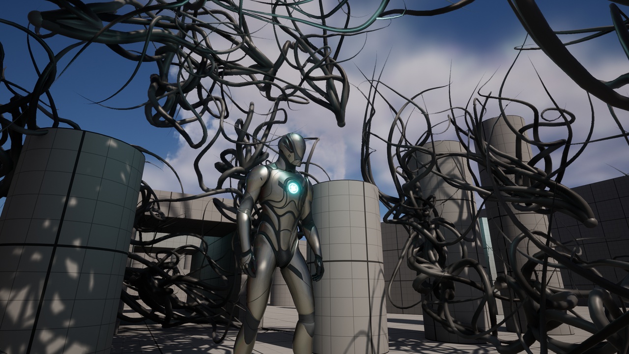 出品Dynamic Tentacles Niagara VFXのメディア1