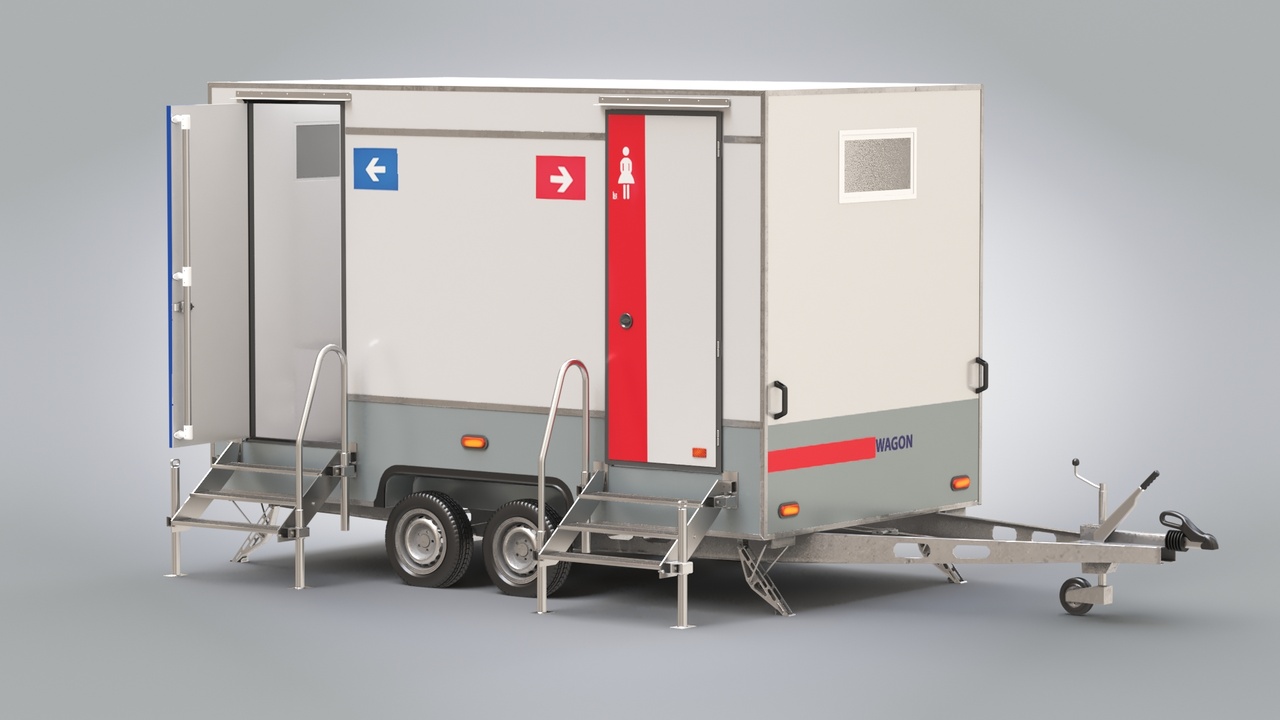 Media 1 for listing Portable WC Trailer-VIP