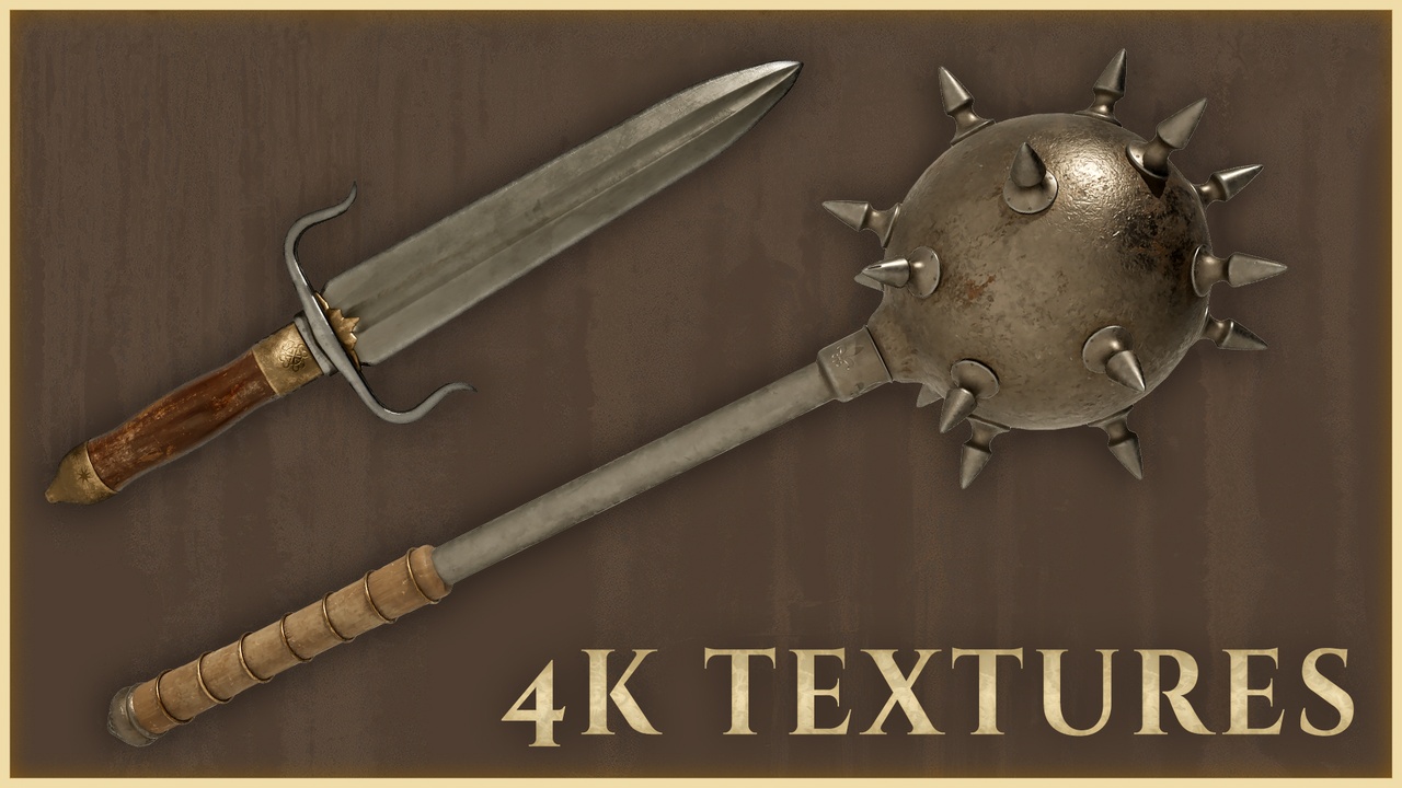 Media 1 for listing Medieval Melee Weapons
