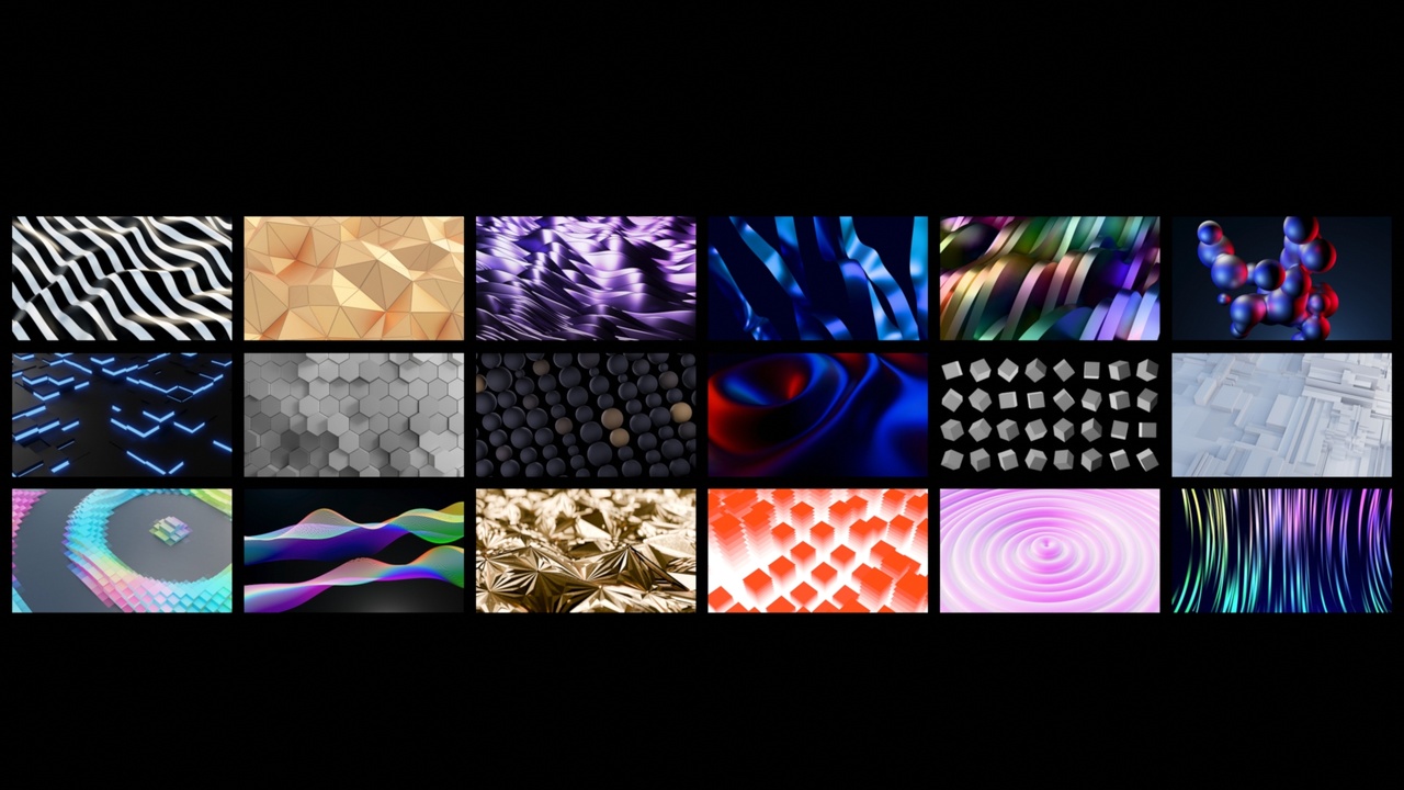 Media 1 for listing Pack Of Abstract Motion Graphic Background - Seamless Loop - Blender 3D