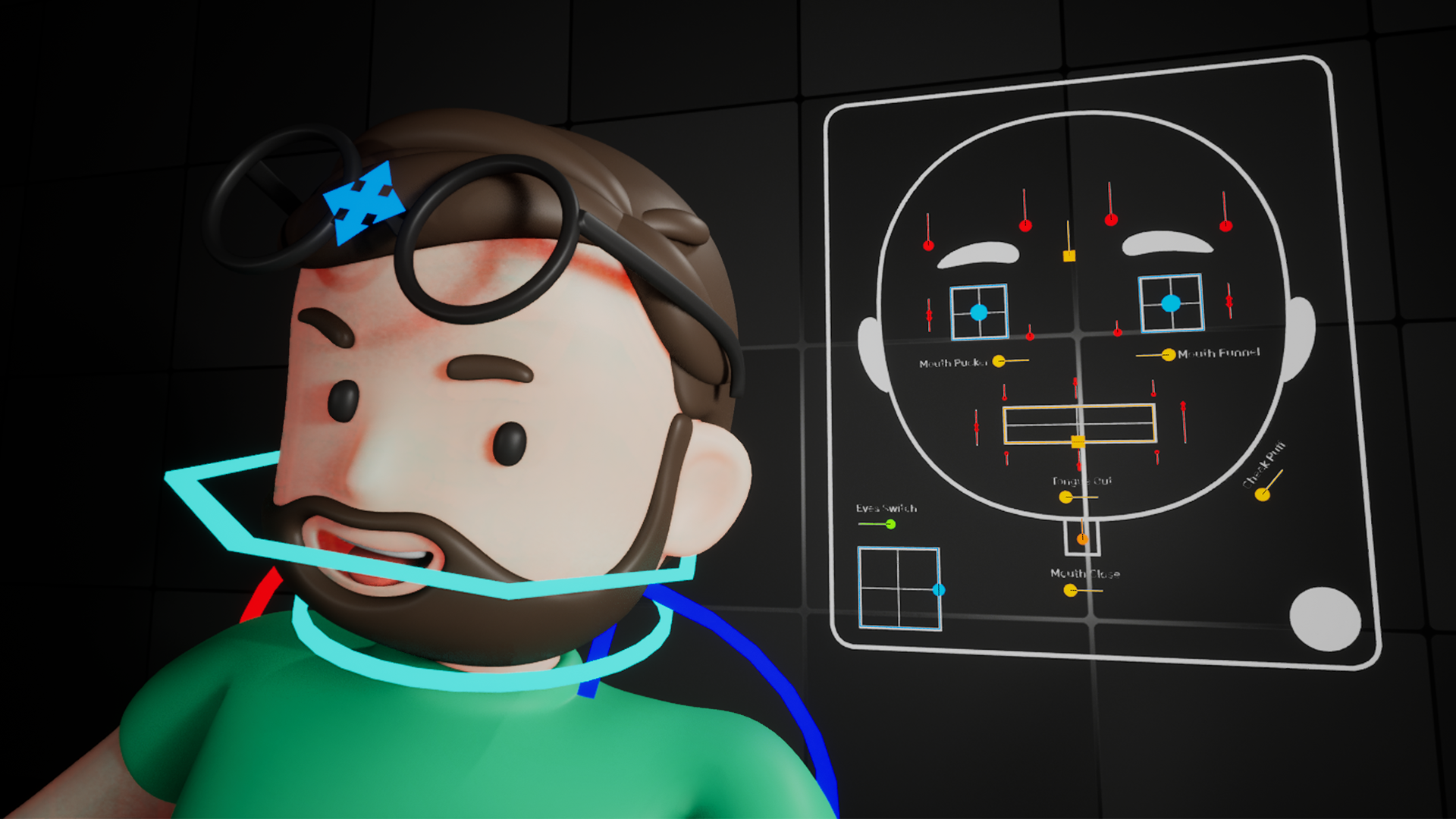 Rig Example Example Character with custom Control Rig and Live Link support | Fab