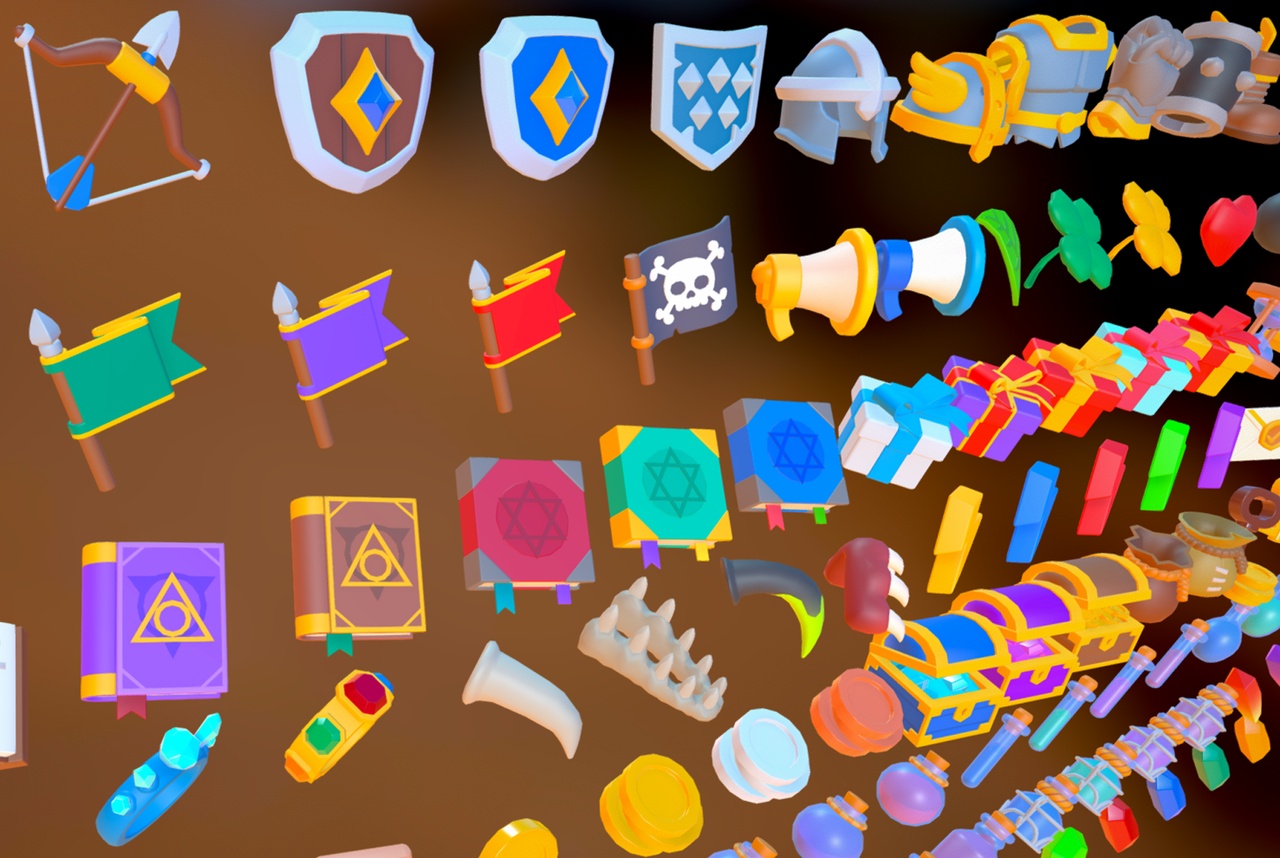 Media 1 for listing 3D Icons - Game Basic2
