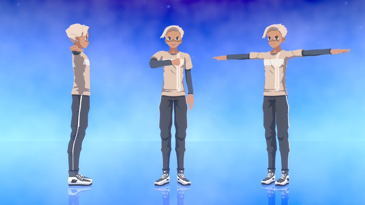 Media 1 for listing Character Anime Lowpoly - Lenny
