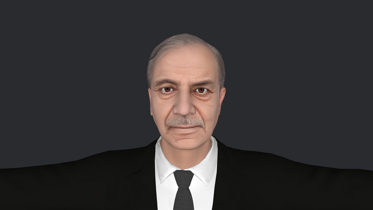 Media 1 for listing Shehbaz Sharif  Hyper Realistic Full Body Rigged Character