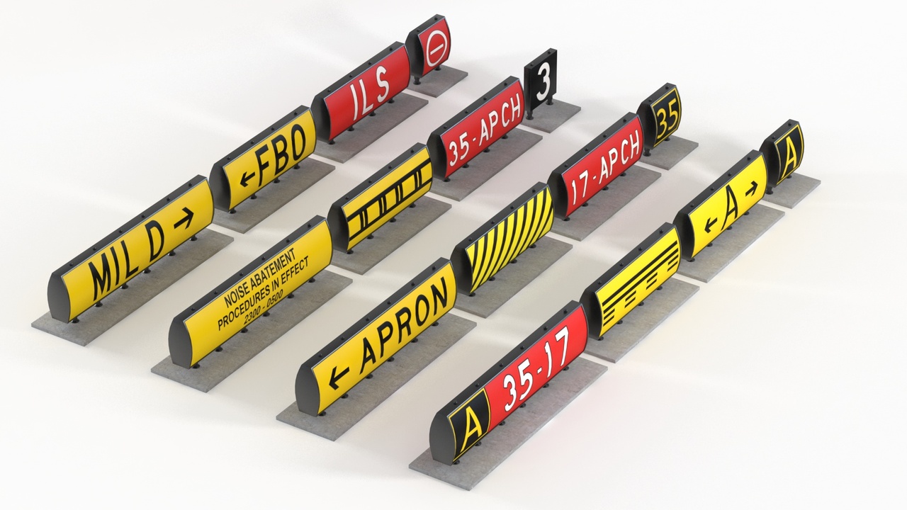Media 1 for listing Airport Guidance Signs