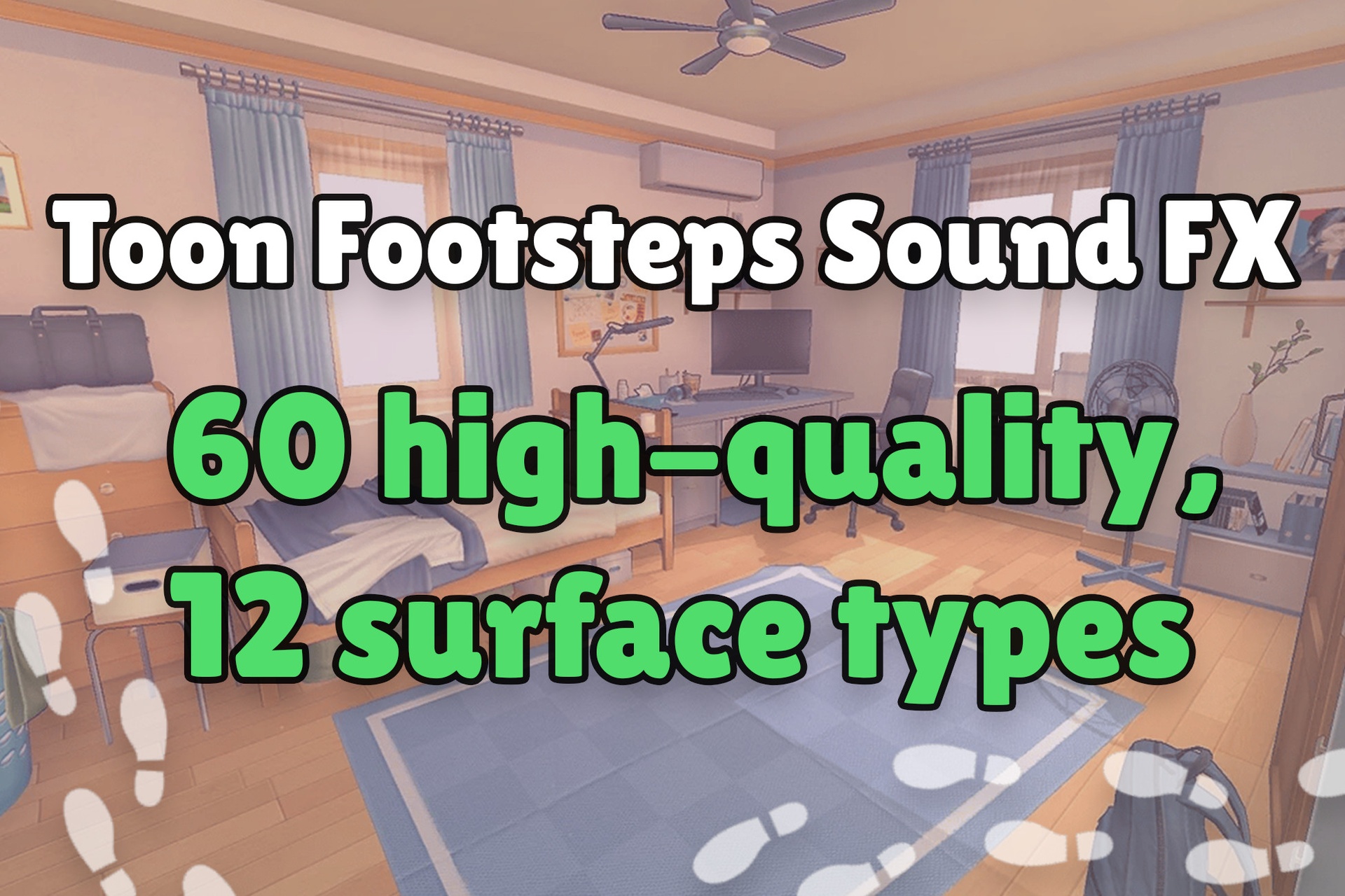 Media 1 for listing Toon Footsteps Sound FX - Ultimate Collection Bundle