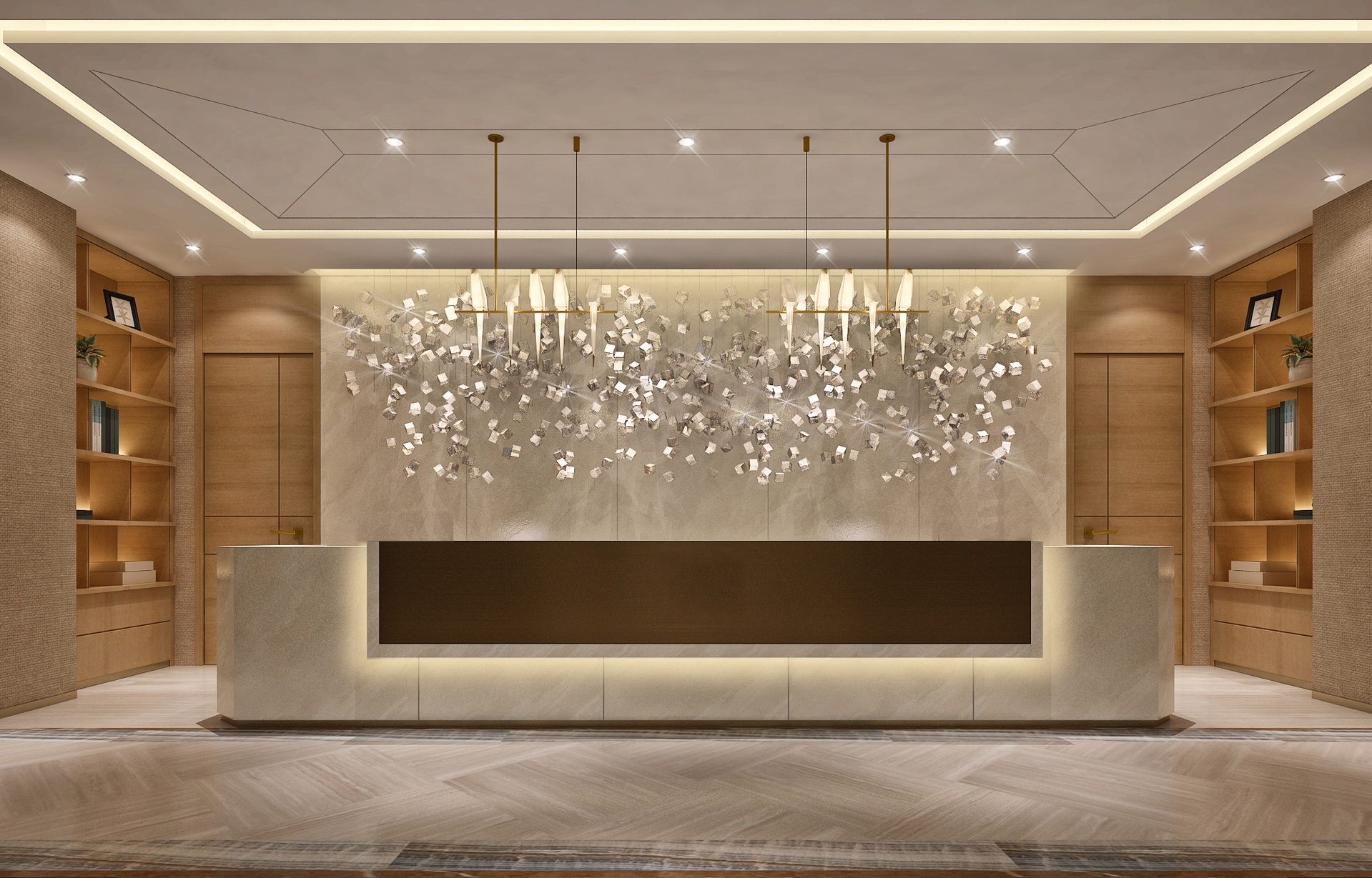 Media 1 for listing Modern Reception Lobby Interior Vol.01