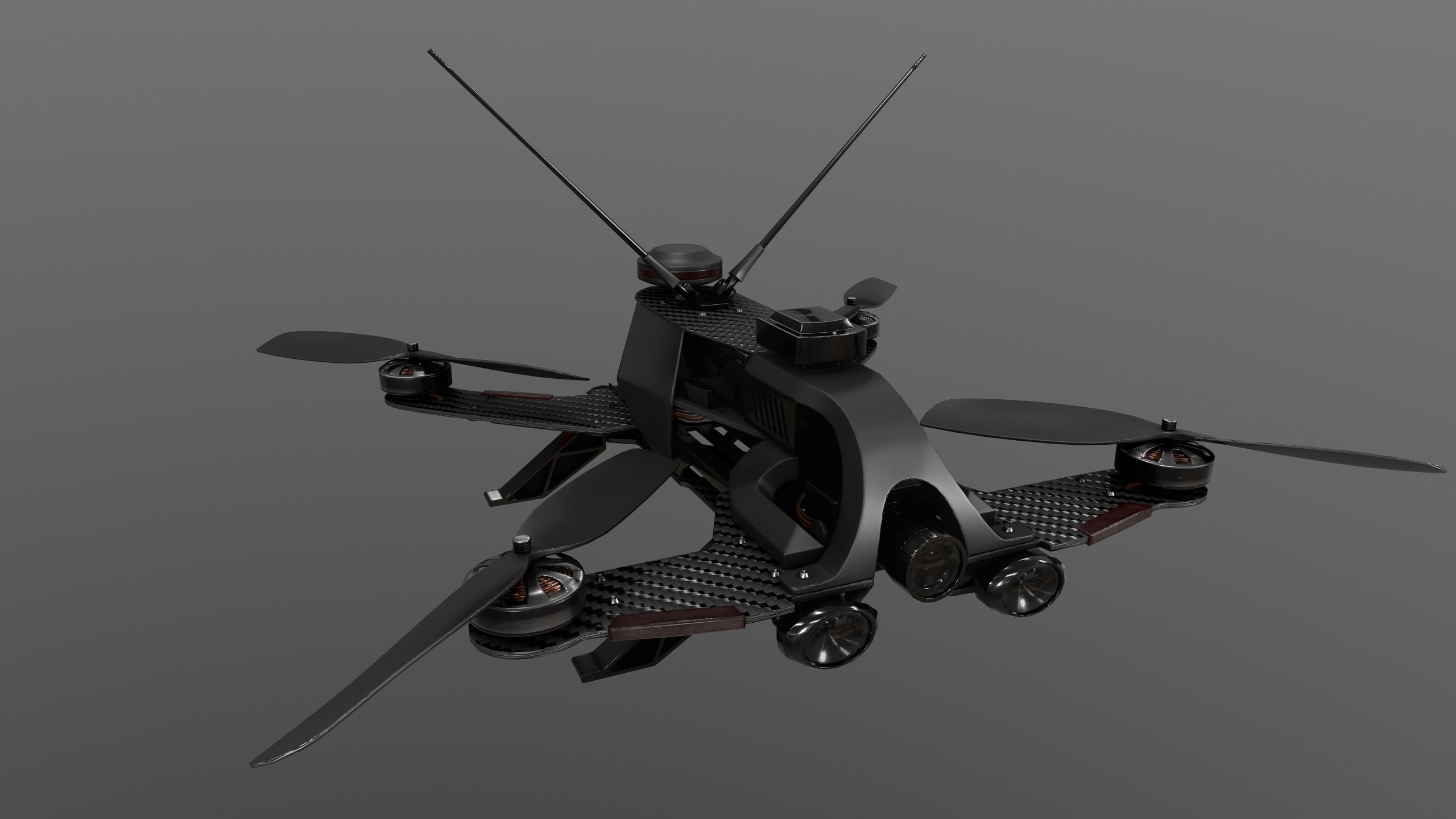 Media 1 for listing FPV Drone Valkyrie S2 – Military UAV (4K PBR, Game Ready)