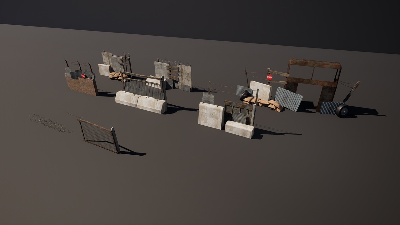 Media 1 for listing Modular abandoned wall parts