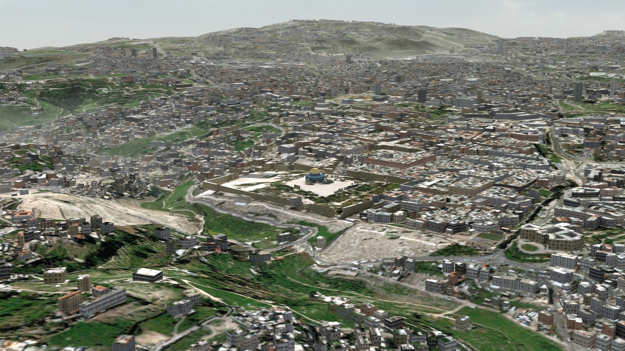 Media 1 for listing Jerusalem Old City Israel Game Ready Low Poly 3D Model