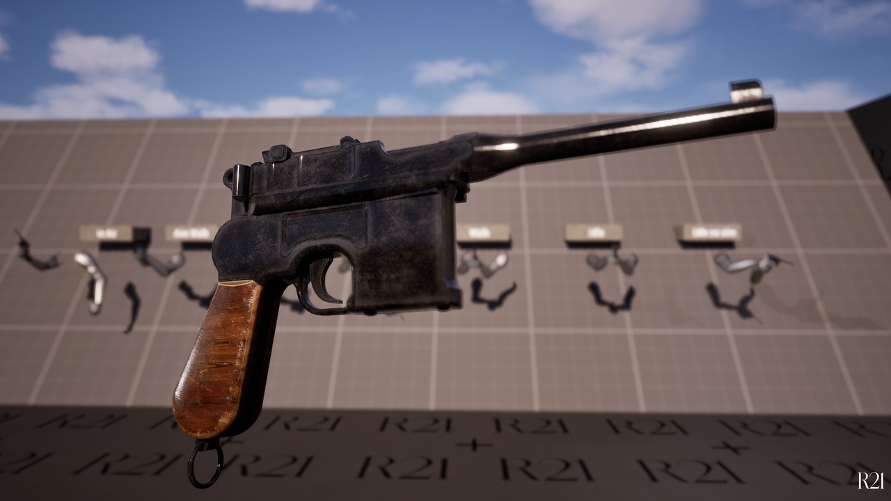 Media 1 for listing Pistol C96 | Mesh and Blend
