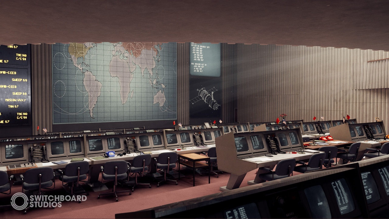 商品 Space Launch Ground Control Command Center 的媒体 1