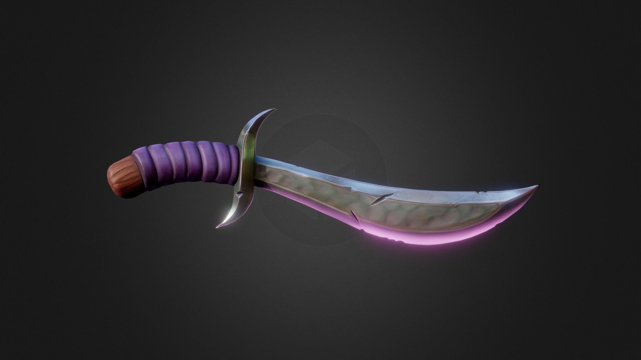 Media 1 for listing Thief_Blade_Lowpoly