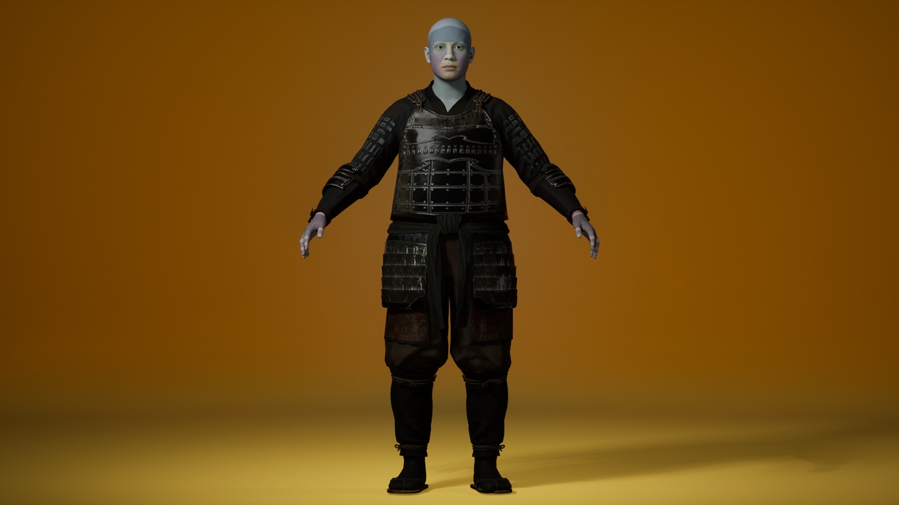 Media 1 for listing Samurai Outfit (Var. 2) - Metahuman