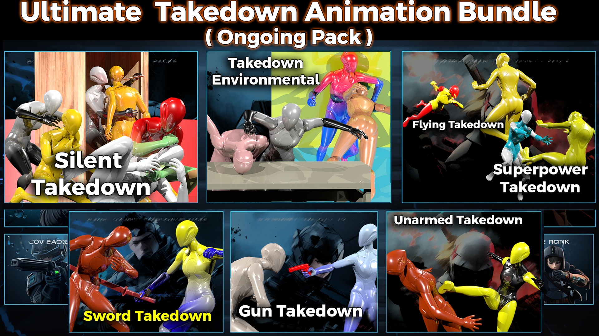 Ultimate Stylized Takedown Animation Bundle | Fab