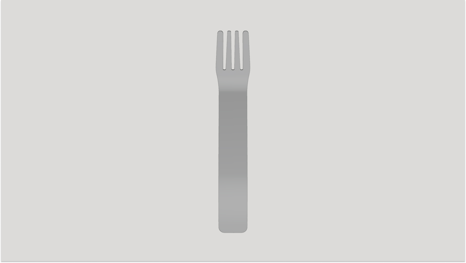 Fork - Geometry Only No Textures No Materials | Fab