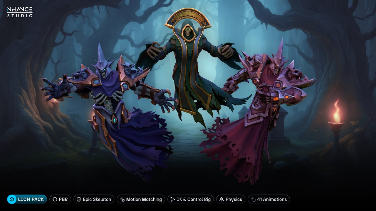 Media 1 for listing Stylized Lich Pack